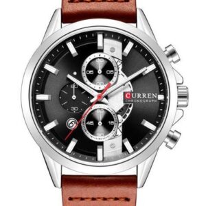 zegarek męski curren 8325 (zc024b) - chronograf