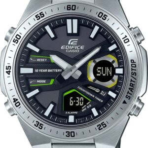 zegarek marki casio model efv-c1 kolor szary. akcesoria męskie. sezon: cały rok