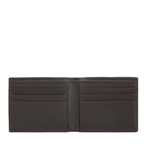 nuvola pelle slim wallet for men small thin bifold leather wallet with 6 card pockets