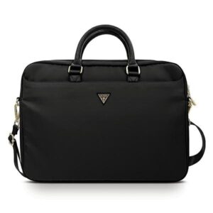 guess torba gucb15ntmlbk 16" czarny /black nylon triangle logo