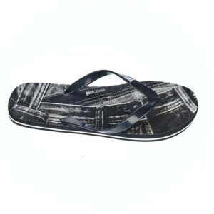 japonki marki just cavalli beachwear model a94 151 rmc kolor czarny. obuwie męskie. sezon: