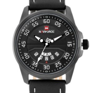 zegarek męski naviforce - nf9124 (zn055c) + box - black/white