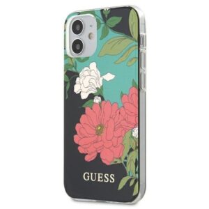 guess guhcp12simlfl01 iphone 12 mini 5,4" czarny/black n°1 flower collection