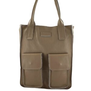torby shopper bag do pracy - beżowe
