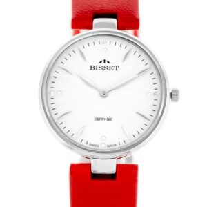 zegarek damski bisset bsaf21 (zb577a) - szafirowe szkło