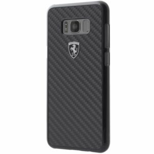 ferrari hardcase fehcahcs8lbk s8 plus g955 black/czarny carbon heritage