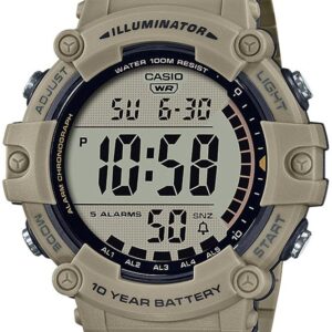zegarek marki casio model ae-150 kolor brązowy. akcesoria męskie. sezon: cały rok