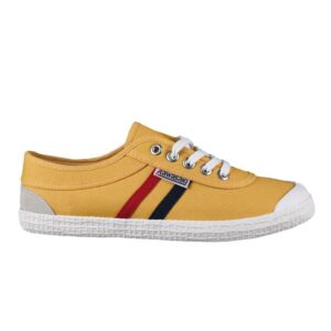sneakersy marki kawasaki model retro-canvas kolor zółty. obuwie dla obu płci. sezon: cały rok