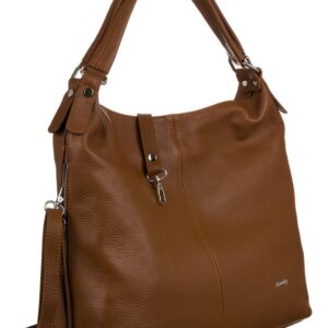 funkcjonalna torba typu shopper z włoskiej skóry naturalnej — rovicky