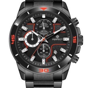 zegarek męski perfect ch02m - chronograf (zp356i) + box