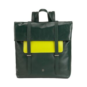dudu skórzany plecak unisex rucksack daypack, casual sporty design, 15 litrów, wielokolorowy plecak