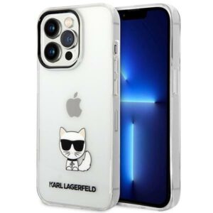 karl lagerfeld klhcp14xcttr iphone 14 pro max 6,7" hardcase przeźroczysty/transparent choupette body