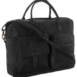 elegancka torba laptopowa ze skóry naturalnej z kieszeniami — always wild