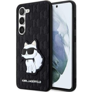 karl lagerfeld klhcs23msaklhcpk s23+ s916 hardcase czarny/black saffiano monogram choupette