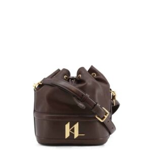 torby naramienne marki karl lagerfeld model 225w3089 kolor brązowy. torby damskie. sezon: jesień/zima