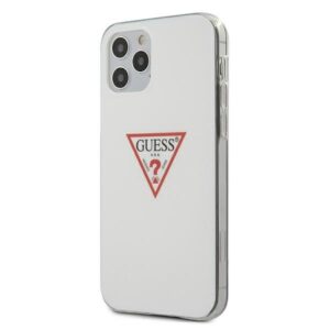guess guhcp12lpcuctlwh iphone 12 pro max 6,7"  biały/white hardcase triangle collection