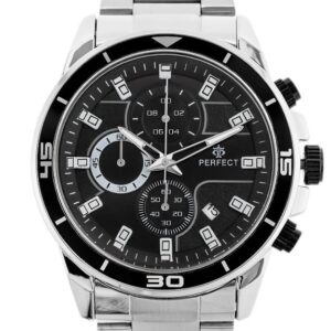 zegarek męski perfect ch02m - chronograf (zp356b) + box