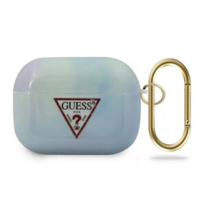 guess guacaptpumcgc02 airpods pro cover niebieski/blue tie & dye collection