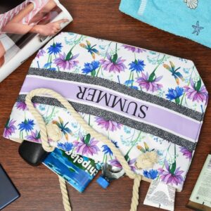 duża torba plażowa torebka summer ważki lekka t62