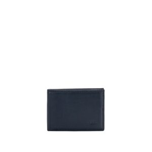 nuvola pelle small mens wallet minimalist in soft leather with coin pocket id window folded money cash