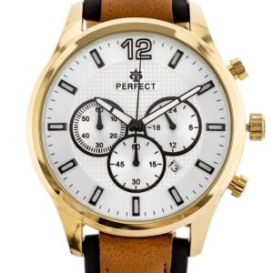 zegarek męski perfect ch01l - chronograf (zp354c) + box