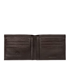 nuvola pelle mens wallet no coin pocket in leather slim with 8 credit card slots holder