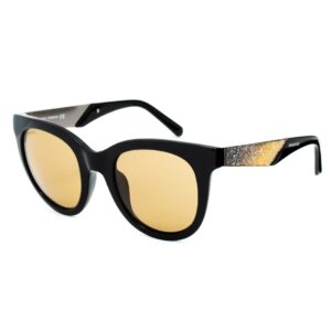 damskie okulary przeciwsłoneczne swarovski model sk-0126-01e (szkło/zausznik/mostek) 50/22/140 mm)