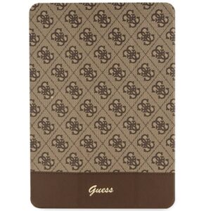 guess gufc10ps4sgw ipad 10.2" brązowy/brown 4g stripe allover