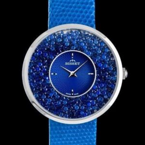 zegarek damski bisset bsae04 - blue (zb541a)