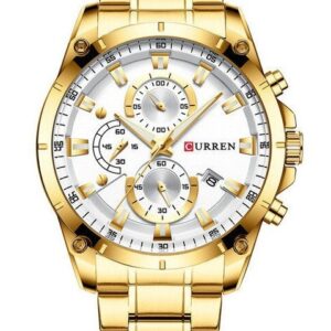 zegarek męski curren 8360 (zc020b) - chronograf