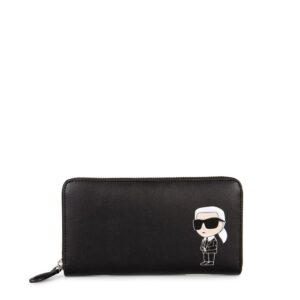 portfel marki karl lagerfeld model 230w3213 kolor czarny. akcesoria damskie. sezon: wiosna/lato