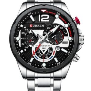 zegarek męski curren 8395 (zc019a) - chronograf