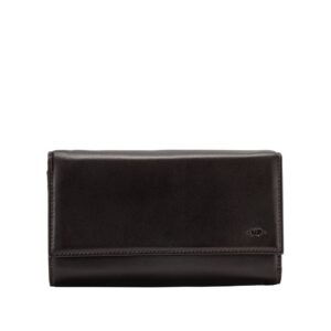nuvola pelle leather wallet for women large capacity multi compartment with coin pocket and card slots
