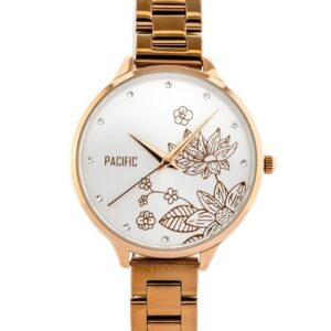 zegarek damski pacific x6101 - brown (zy618c)