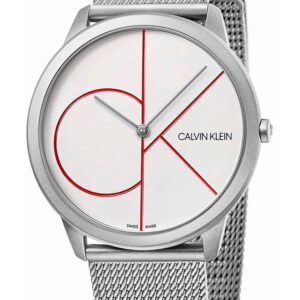 zegarek marki calvin klein model k3m51 kolor szary. akcesoria męskie. sezon: cały rok