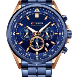 zegarek męski curren 8399 (zc016d -chronograf +box