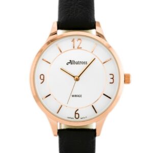 zegarek damski albatross mirage abac04 (za535b) rose gold