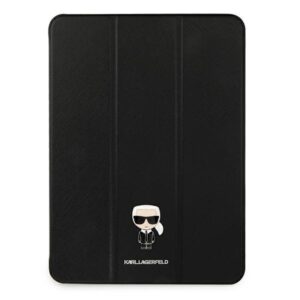 karl lagerfeld klfc12okmk ipad 12.9" pro 2021 book cover czarny/black saffiano karl iconic