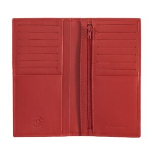nuvola pelle rfid blocking wallet slim in leather for women travel long purse with 14 credit card pockets