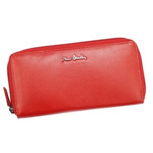 skórzany duży damski portfel od pierre cardin