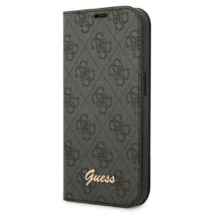 guess gubkp14mhg4shk iphone 14 plus 6,7" czarny/black book 4g vintage gold logo