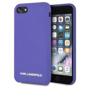 karl lagerfeld klhci8slvog iphone 7/8 se 2020 / se 2022 hardcase fioletowy/purple silicone