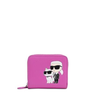 portfel marki karl lagerfeld model 230w3215 kolor różowy. akcesoria damskie. sezon: wiosna/lato