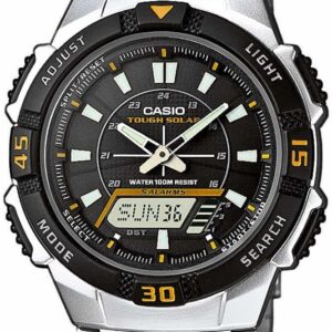zegarek marki casio model aq-s8_m kolor szary. akcesoria męskie. sezon: cały rok