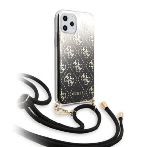 guess guhcn65wo4gbk iphone 11 pro max czarny/black hard case 4g gradient