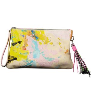 torba desigual damska biała