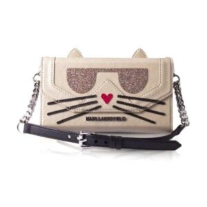 karl lagerfeld klcltp7kfch iphone 7/8 se 2020 / se 2022 różowy/pink bookcase chopette koctail clutch