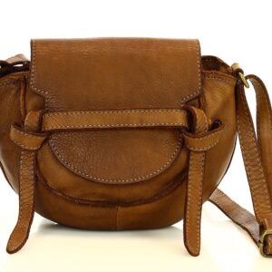 marco mazzini torebka listonoszka skórzana saddle bag czekoladowy brąz