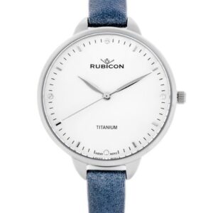 zegarek damski rubicon rnae22 - tytanowy (zr597c)