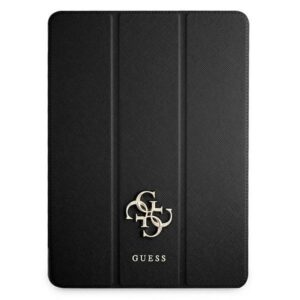guess guic11pusasbk ipad 11" 2021 book cover czarny/black saffiano collection